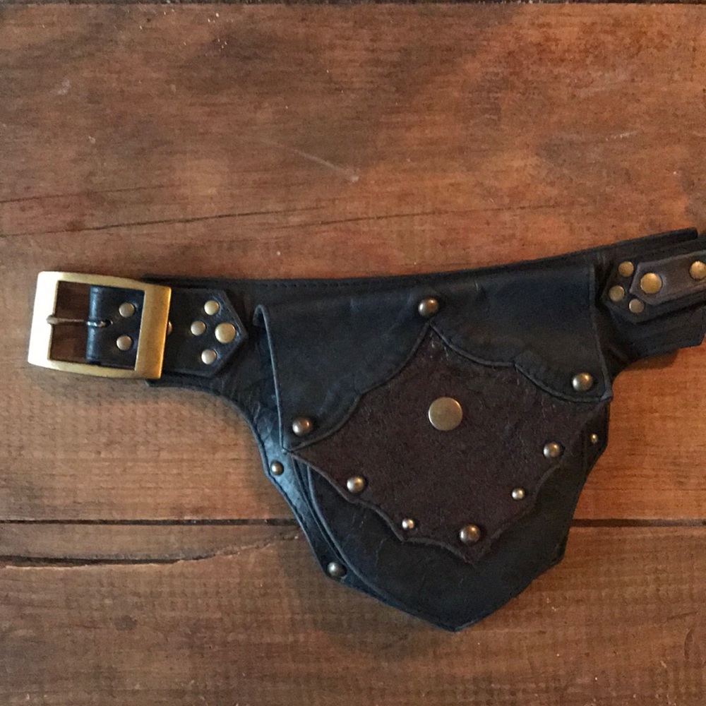 Leather belt